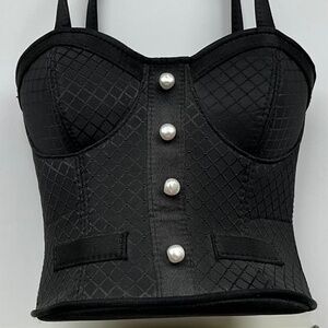 Black Bustier Corset Bag
